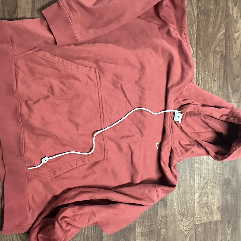 Nike Women's Red Hoodie Sweater